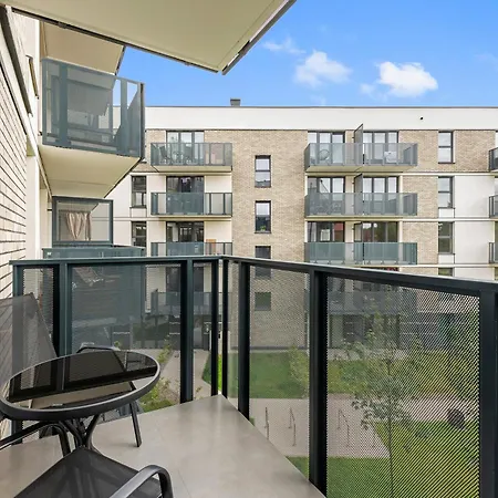 Апартаменты Riverview Portovo With Parking By Lion Гданьск
