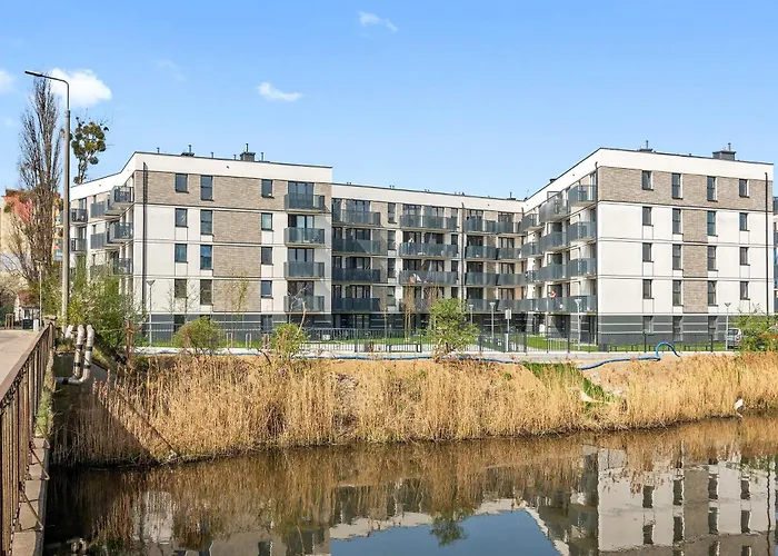 Riverview Portovo With Parking By Lion Апартаменты Гданьск